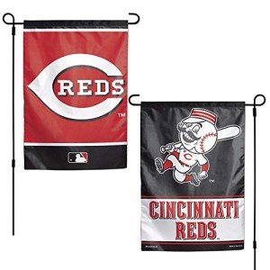 Wincraft MLB Cincinnati Reds 12x18 Garden Style 2 Sided Flag, One Size, Team Color
