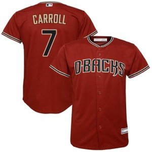 Corbin Carroll Arizona Diamondbacks MLB Kids Youth 8-20 Red Alternate Player Jersey (14-16)