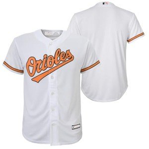 Outerstuff Baltimore Orioles MLB Kids Youth 4-20 White Home Team Jersey (5-6)