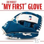 Franklin Sports MLB Youth Teeball Glove and Ball Set - Kids Chicago Cubs Baseball and Teeball Glove and Ball - Perfect First Kids Glove - 9.5", Team Specific, One Size (76099F16)