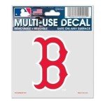 Wincraft MLB Boston Red Sox 84406010 Multi-Use Decal, 3" x 4"