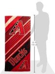 MLB Arizona Diamondbacks "Diagonal" Beach Towel, 30" x 60"