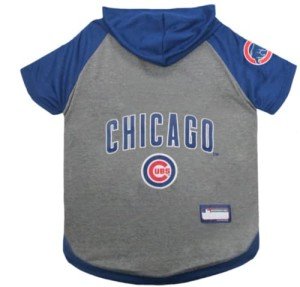 MLB PET APPAREL. - Licensed BASEBALL JERSEYS, T-SHIRTS, DUGOUT JACKETS, CAMO JERSEYS, HOODIE TEE's & PINK JERSEYS for DOGS & CATS, Chicago Cubs, Medium Shirt for Pets
