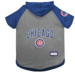 MLB PET APPAREL. - Licensed BASEBALL JERSEYS, T-SHIRTS, DUGOUT JACKETS, CAMO JERSEYS, HOODIE TEE's & PINK JERSEYS for DOGS & CATS, Chicago Cubs, Medium Shirt for Pets