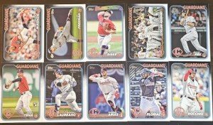 2024 Series 1 & 2 Team Set Topps 20 Cards Cleveland Guardians