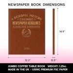 Signature gifts Cleveland Personalized Baseball History Book - Guardians Baseball Fan Gift - A Major League History Told Through Archive Newspaper Coverage (Guardians)