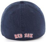 47 MLB Team Color Primary Logo Franchise Fitted Baseball Hat Cap, Unisex Adult - Boston Red Sox - Navy (Large)