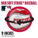 Franklin Sports MLB Cincinnati Reds Team Baseball - MLB Team Logo Soft Baseballs - Toy Baseball for Kids - Great Decoration for Desks and Office