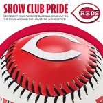 Franklin Sports MLB Cincinnati Reds Team Baseball - MLB Team Logo Soft Baseballs - Toy Baseball for Kids - Great Decoration for Desks and Office