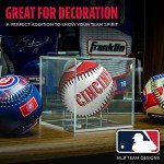 Franklin Sports MLB Cincinnati Reds Team Baseball - MLB Team Logo Soft Baseballs - Toy Baseball for Kids - Great Decoration for Desks and Office