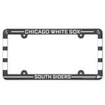 MLB Chicago White Sox License Plate with Full Color Frame