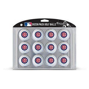Team Golf MLB Chicago Cubs Golf Balls, 12 Pack Dozen Regulation Size Golf Balls, 12 Pack, Full Color Durable Team Imprint