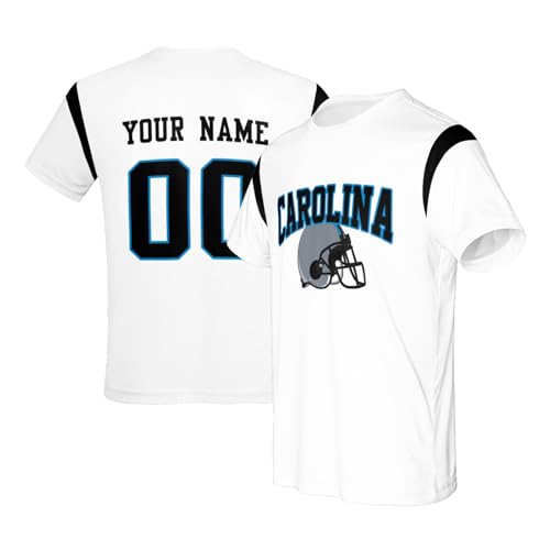Custom Carolina Football Jersey with Personalized Name & Number