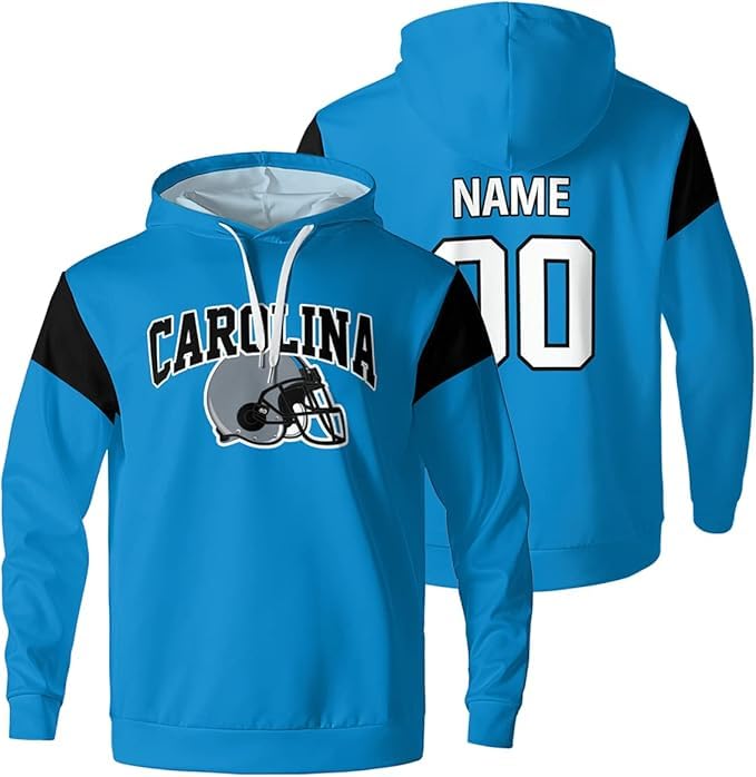Custom Carolina Football Jersey with Personalized Name & Number
