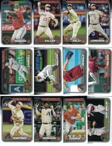 Arizona Diamondbacks / 2024 Topps (Series 1 and 2) Diamondbacks Baseball Team Set with (26) Cards! *Plus* (3) Bonus Diamondbacks Cards!