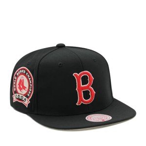 Mitchell & Ness Boston Red Sox Cooperstown MLB Team Classic Snapback Hat Cap - Black