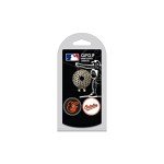 Team Golf MLB Baltimore Orioles Cap Clip With 2 Golf Ball Markers Golf Cap Clip with 2 Removable Double-Sided Enamel Magnetic Ball Markers, Attaches Easily to Hats