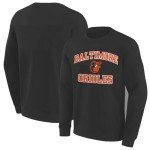MLB Kids Youth 8-20 Official City Headline Arch Logo Fleece Lined Crewneck Sweatshirt (US, Numeric, 10, 12, Regular, Baltimore Orioles - Black)