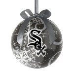 MLB 3-1/4" Large Decoupage Ball Ornament (Chicago White Sox)