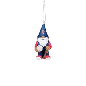 FOCO - MLB 3.5" Team Gnome Resin Xmas Christmas Tree Ornament (Bostons Red Sox)