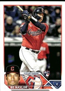 2023 Topps #421 Bo Naylor Cleveland Guardians (RC - Rookie Card) NM-MT MLB Baseball