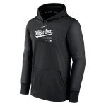 Nike Men's MLB Authentic Collection Practice Performance Pullover Hoodie (US, Alpha, Large, Regular, Regular, Black, Chicago White Sox)