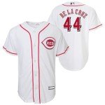 Elly De La Cruz Cincinnati Reds MLB Kids Youth 8-20 White Home Player Jersey (14-16)