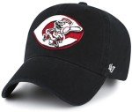 '47 New York Yankees Adjustable Cap Clean Up MLB, Cincinnati Reds - Black, One Size