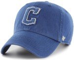 47 MLB Perfect Game Clean Up Adjustable Hat Cap, Adult One Size - Cleveland Guardians Blue