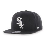 '47 MLB Sure Shot Captain Hat Adjustable Structured 6-Panel Snapback Hat Cap, Adult One Size Fits All (US, Alpha, One Size, Chicago White Sox)