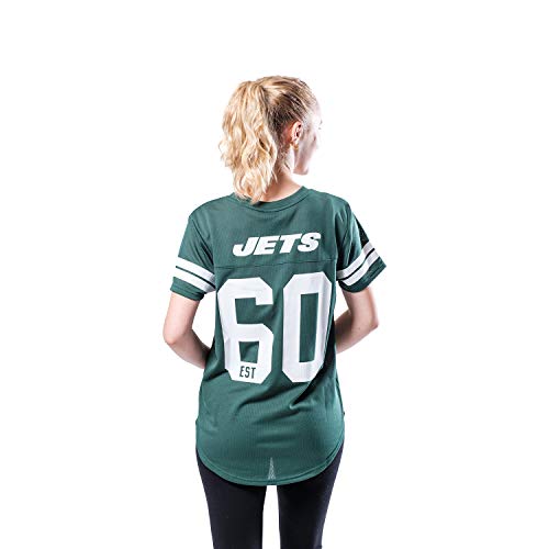 New York Jets Women's Varsity Stripe Tee Shirt