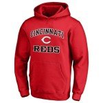 Outerstuff MLB Kids Youth 8-20 Official City Headline Arch Logo Fleece Lined Pullover Hoodie Sweatshirt (US, Numeric, 10, 12, Regular, Cincinnati Reds - Red)