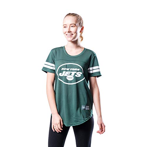 New York Jets Women's Varsity Stripe Tee Shirt