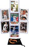 Baltimore Orioles Baseball Cards: Adley Rutschman, Ryan Mountcastle, Gunnar Henderson, Anthony Santander, Austin Hays, Dean Kremer, Cal Ripken Jr. ASSORTED Baseball Stars and GOATs Trading Card and Wristbands Gift Pack