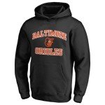 Outerstuff MLB Kids Youth 8-20 Official City Headline Arch Logo Fleece Lined Pullover Hoodie Sweatshirt (US, Numeric, 18, 20, Regular, Baltimore Orioles - Black)