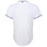 Outerstuff Cleveland Guardians MLB Kids Youth 8-20 White Home Team Jersey (14-16)