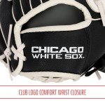 Franklin Sports MLB Youth Teeball Sox and and Set - Kids Chicago White Sox Baseball and Teeball Glove and Ball - Perfect First Kids Glove - 9.5", One Size, Team Specific