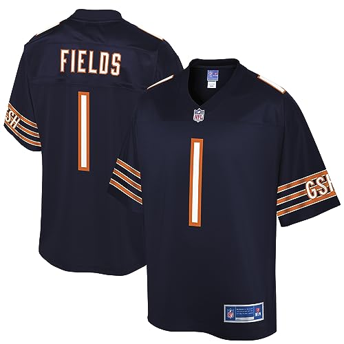 Chicago Bears Justin Fields Men's Navy Jersey