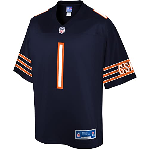 Chicago Bears Justin Fields Men's Navy Jersey