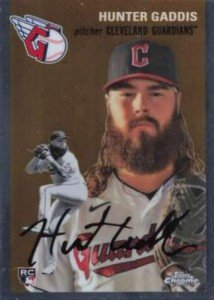 2023 Topps Chrome Platinum Anniversary #146 Hunter Gaddis Cleveland Guardians Rookie Baseball Card - Sportscard Superstore