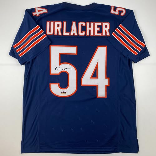 Brian Urlacher Chicago Blue Reprint Jersey XL