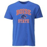 Barnesmith Boise State University BSU Broncos Short-Sleeve T-Shirt, Spirit, Royal Blue, Large