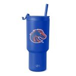 Simple Modern Officially Licensed Collegiate Boise State Broncos 30 oz Tumbler with Flip Lid and Straws | Insulated Cup Stainless Steel | Gifts for Men Women | Trek Collection | Boise State University