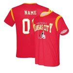 Kansas Custom T Shirts for Men Women Kids Personalized Sports Fan Jersey Customized Name Number Gifts