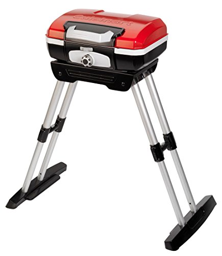 Cuisinart Portable Gas Grill with VersaStand, Red