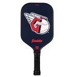 Franklin Sports MLB Cleveland Guardians Pickleball Paddle - Official MLB Team Pickleball Paddles - USAP (USAPA) Approved Premium Quality Pickleball Paddles - Authentic Team Logos + Colors