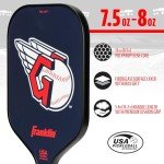 Franklin Sports MLB Cleveland Guardians Pickleball Paddle - Official MLB Team Pickleball Paddles - USAP (USAPA) Approved Premium Quality Pickleball Paddles - Authentic Team Logos + Colors