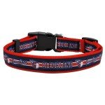 MLB PET Collar Cleveland Guardians Dog Collar, Large. Baseball Team Collar for Dogs & Cats. A Shiny & Colorful Dog & Cat Collar Licensed by The MLB