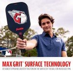 Franklin Sports MLB Cleveland Guardians Pickleball Paddle - Official MLB Team Pickleball Paddles - USAP (USAPA) Approved Premium Quality Pickleball Paddles - Authentic Team Logos + Colors