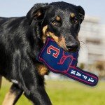 Pets First MLB Cleveland Guardians #1 Fan Toy. Best Sports Dog Toy with Double Stitched Trim and Tough Nylon Material Filled with Chewable Polyfil and Inner Squeaker